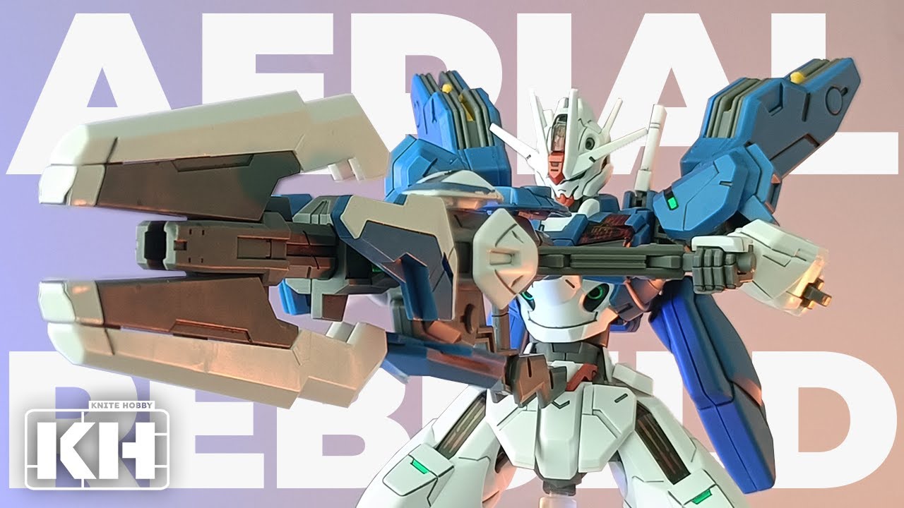 HG 1/144 Gundam Aerial Rebuild | ASMR Build | Gundam : The Witch From Mercury