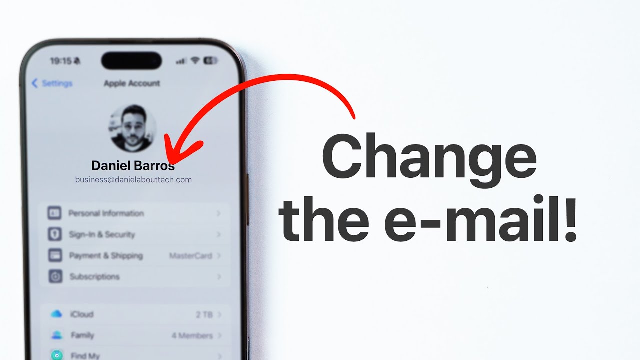 (2025) How To Change Your Apple Account (Apple ID) E-mail!