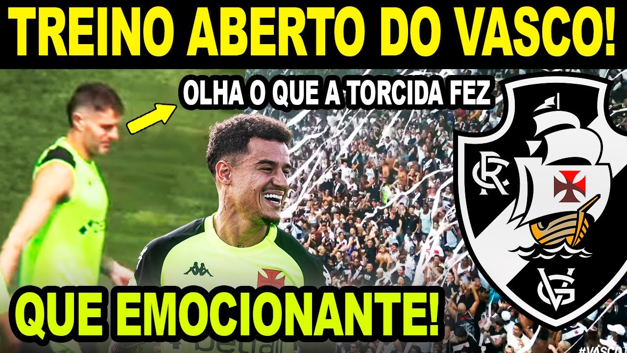 QUE EMOCIONANTE! TREINO ABERTO DO VASCO EM SÃO JANUÁRIO! TORCIDA FEZ A FESTA! VASCO X GALO