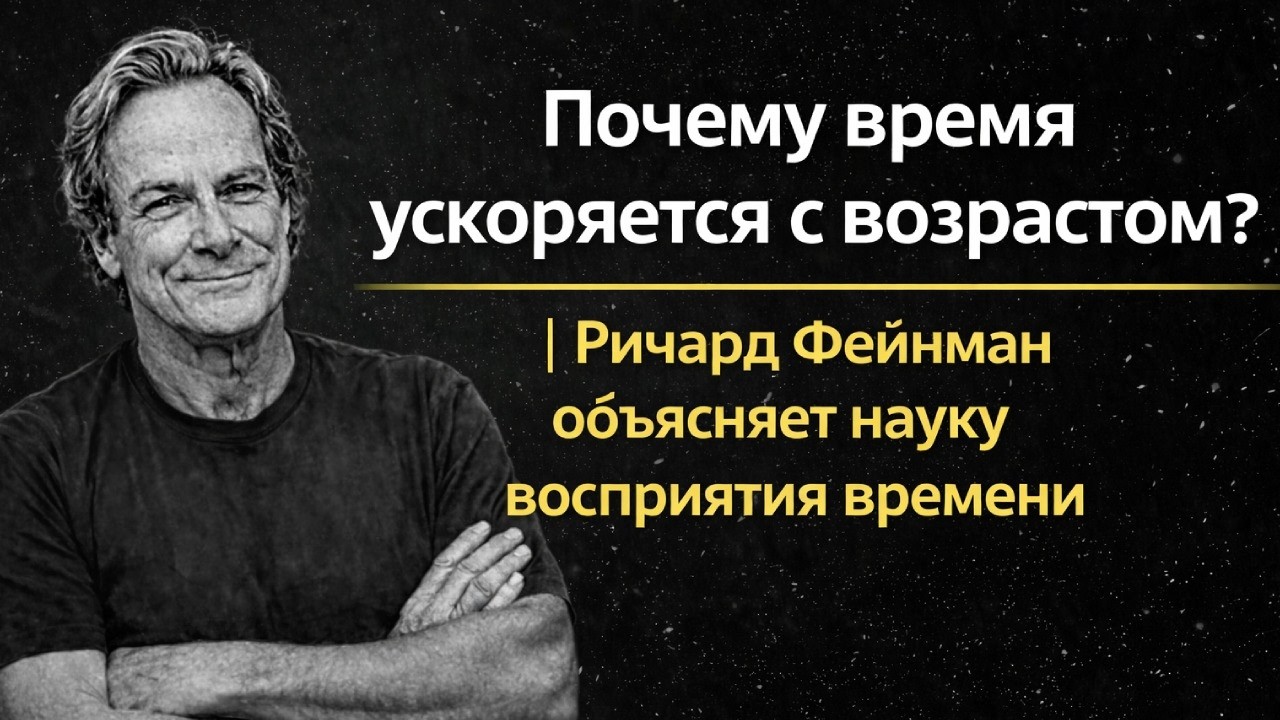 Почему время ускоряется с возрастом? | Ричард Фейнман объясняет науку восприятия времени