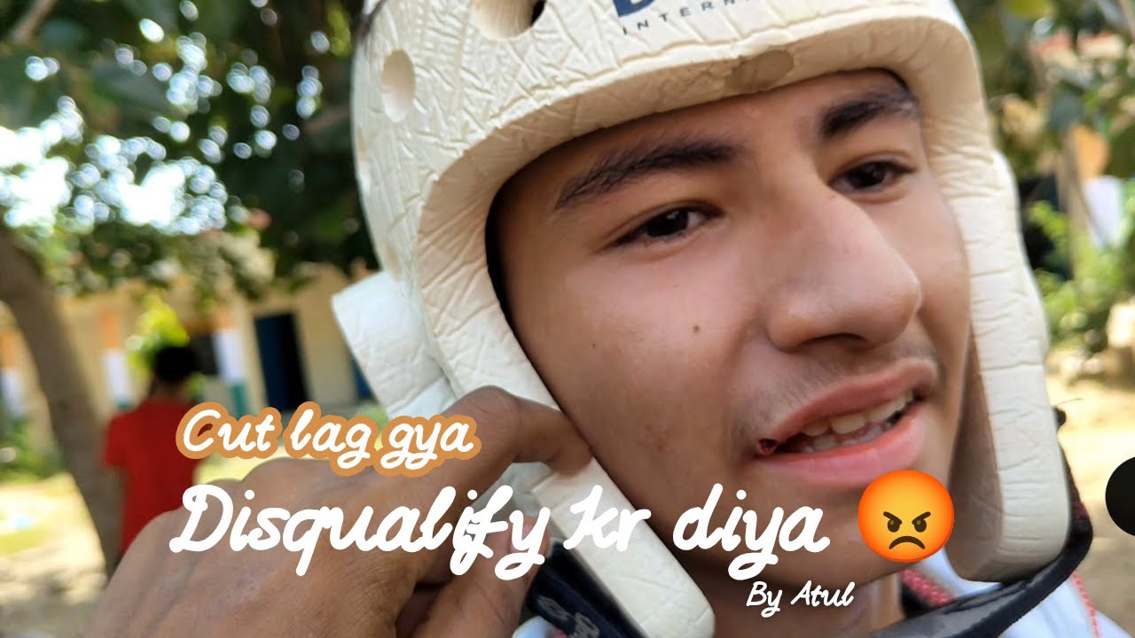 Bhavesh ko Disqualify kr diya😡 #vlog #taekwondo #districtmatch