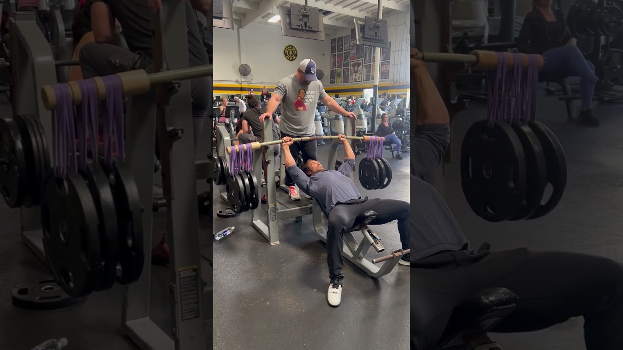 Level up your bench press. This one it's pretty hard . Try it out.