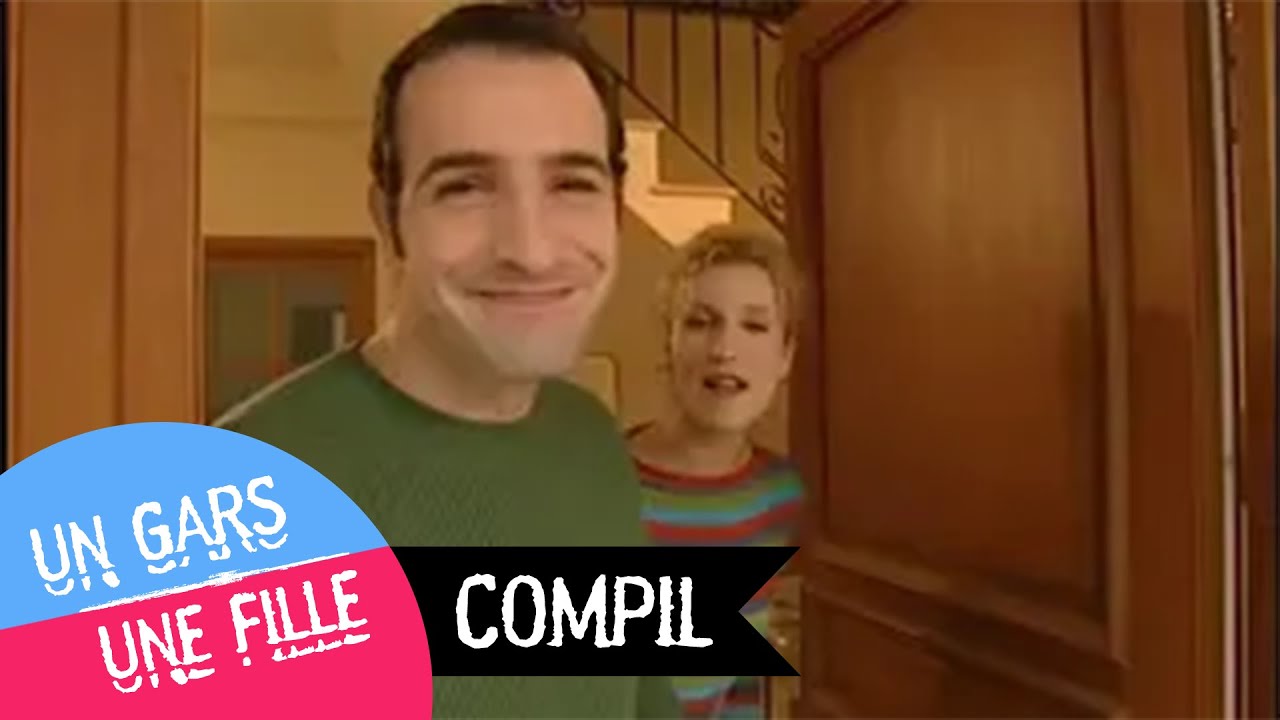 Un gars une fille - répondent à la porte - compilation