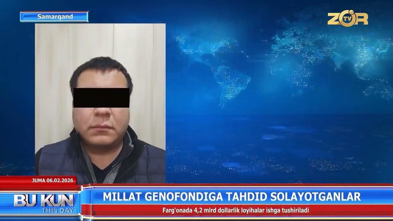 Millat genofondiga tahdid solayotganlar (Samarqand)