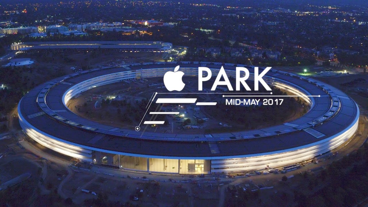 APPLE PARK: Mid-May 2017 -- Sunset Flight
