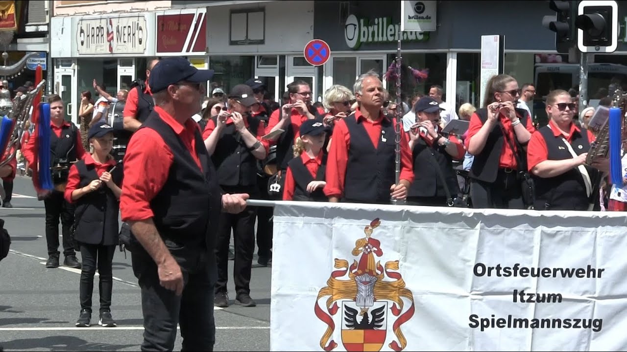 Schützenfest Hildesheim 2024 - Schützenumzug Hindenburgplatz PVH / Schützenausmarsch ( 23.6.2024 )