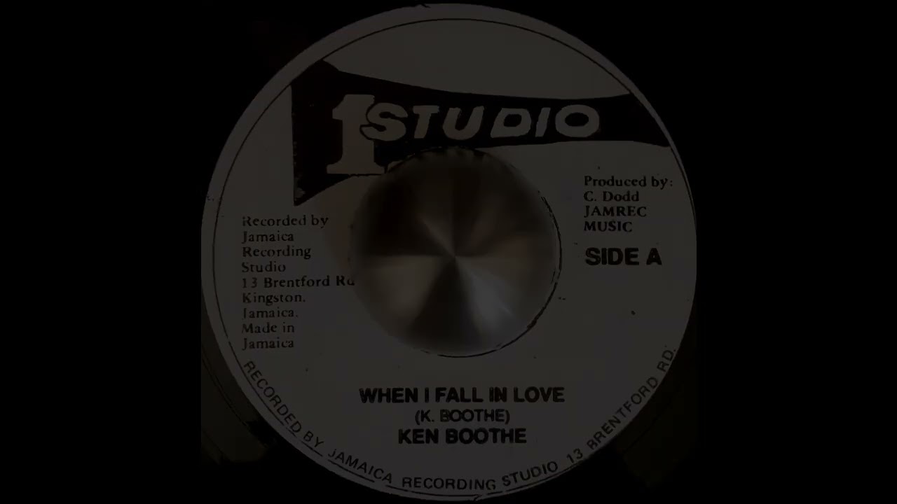 KEN BOOTHE - When I Fall In Love / SOUL VENDORS - When I Fall In Dub 1968
