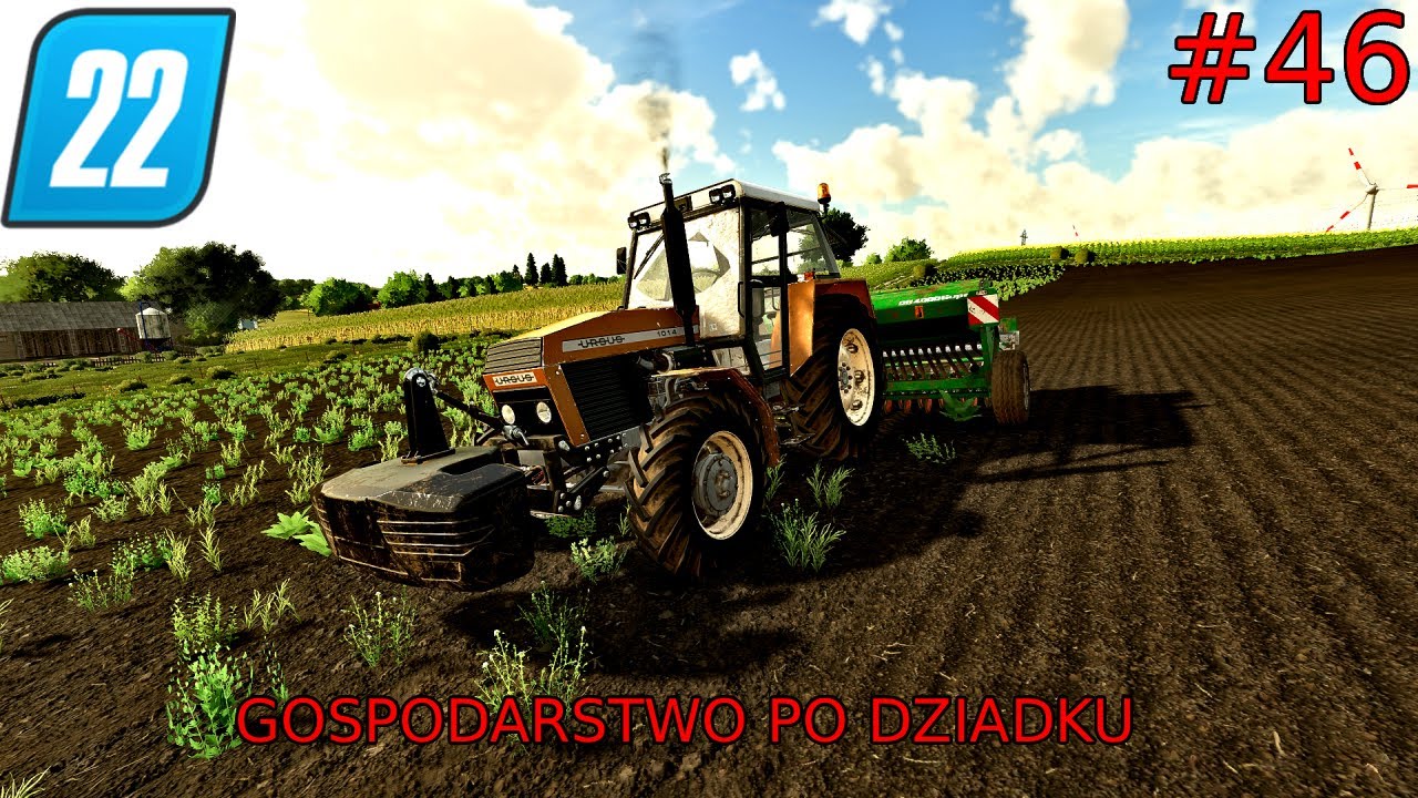 OPOROWE SIEWY RZEPAKU 💪💪😎🚨🚜🚜 GOSPODARSTWO PO DZIADKU #46 