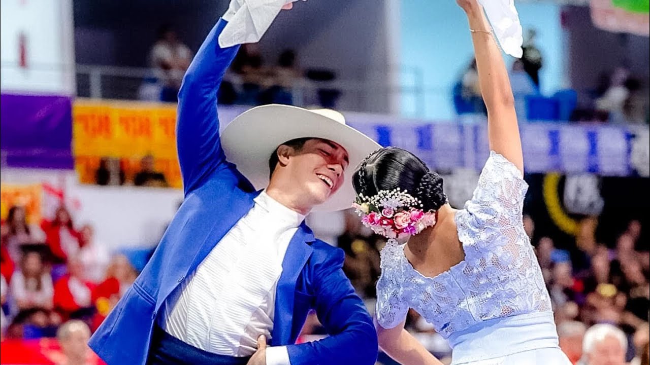 María Angélica y Juan Pablo Espinoza 1 era final categoría Adulto Mundial de Marinera 2025