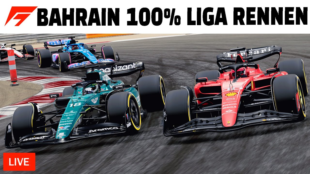 F1 23 Online-Liga im Ferrari: 57 Runden beim Bahrain Grand Prix!