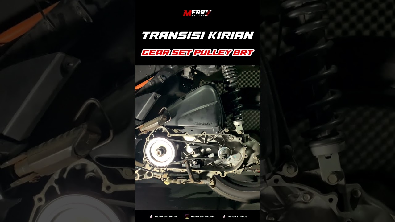 TRANSISI CVT STD CUSTOM | GEAR SET PULLEY EV BRT | MOTOR LISTRIK  