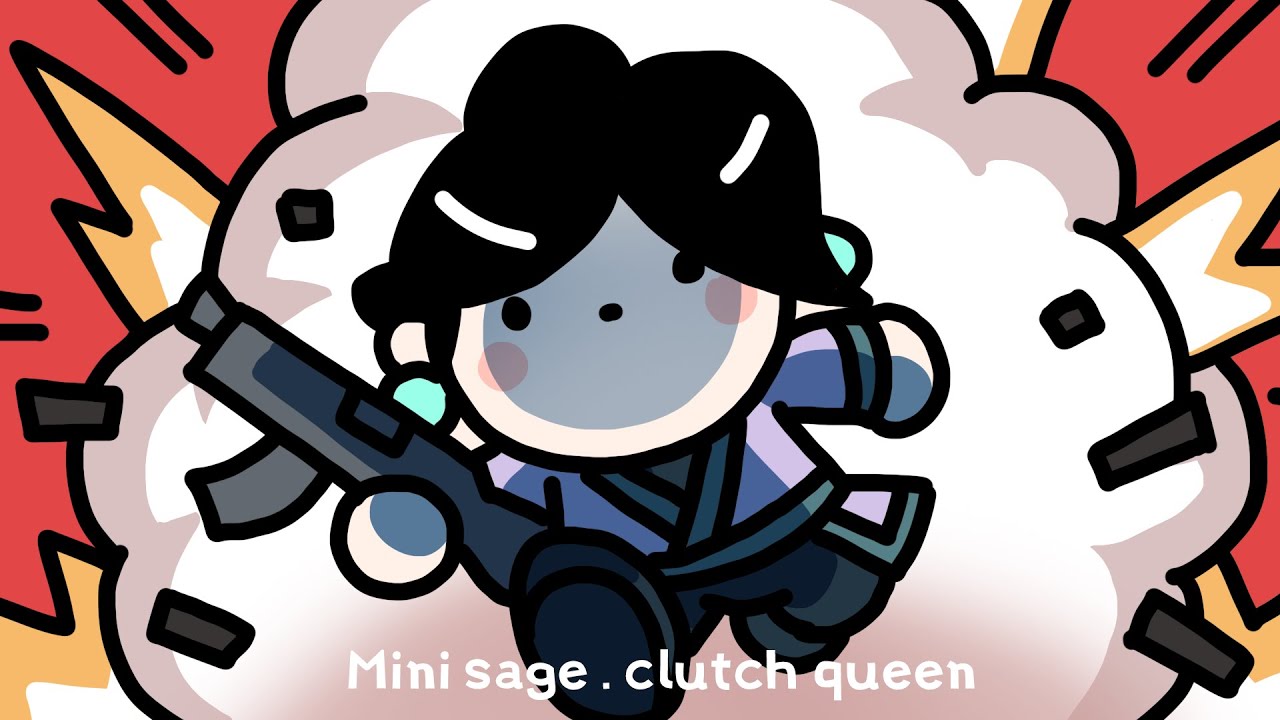 MINI SAGE CLUTCH QUEEN (VALORANT ANIMATION)