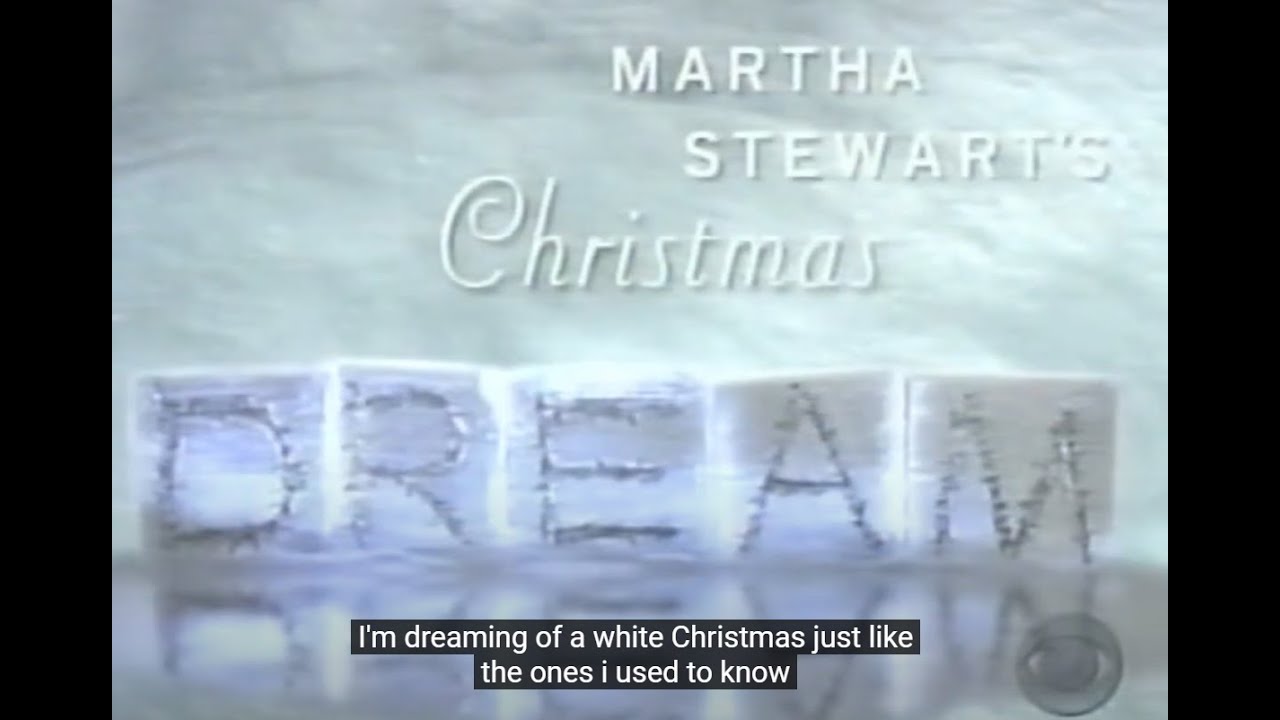 Martha Stewart's Christmas Dream - Christmas Special from 2000 featuring Ana Gasteyer and many more!