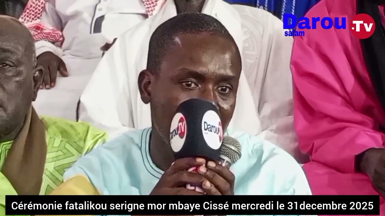 Cérémonie fatalikou serigne mor mbaye Cissé mercredi le 31decembre 2025