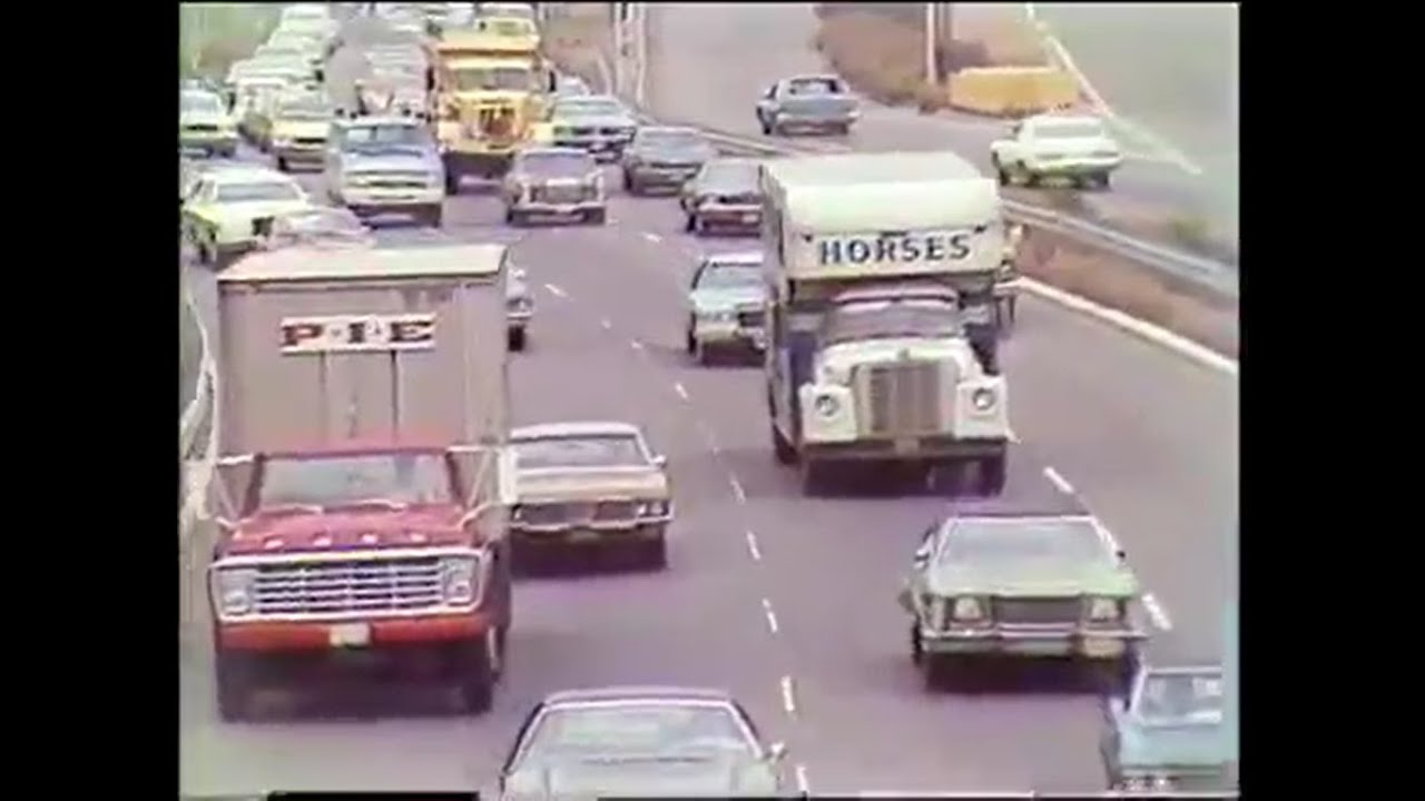 A Look At A 1970's US Highway On-Ramp (Unknown Location)