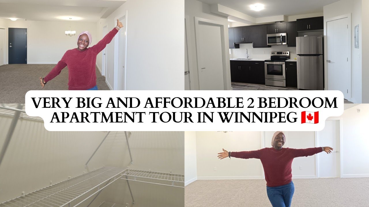 APARTMENT TOUR 2 BEDROOM APARTMENT IN WINNIPEG, YOU CAN ALSO FIND AFFORDABLE APARTMENTS IN CANADA 🇨🇦