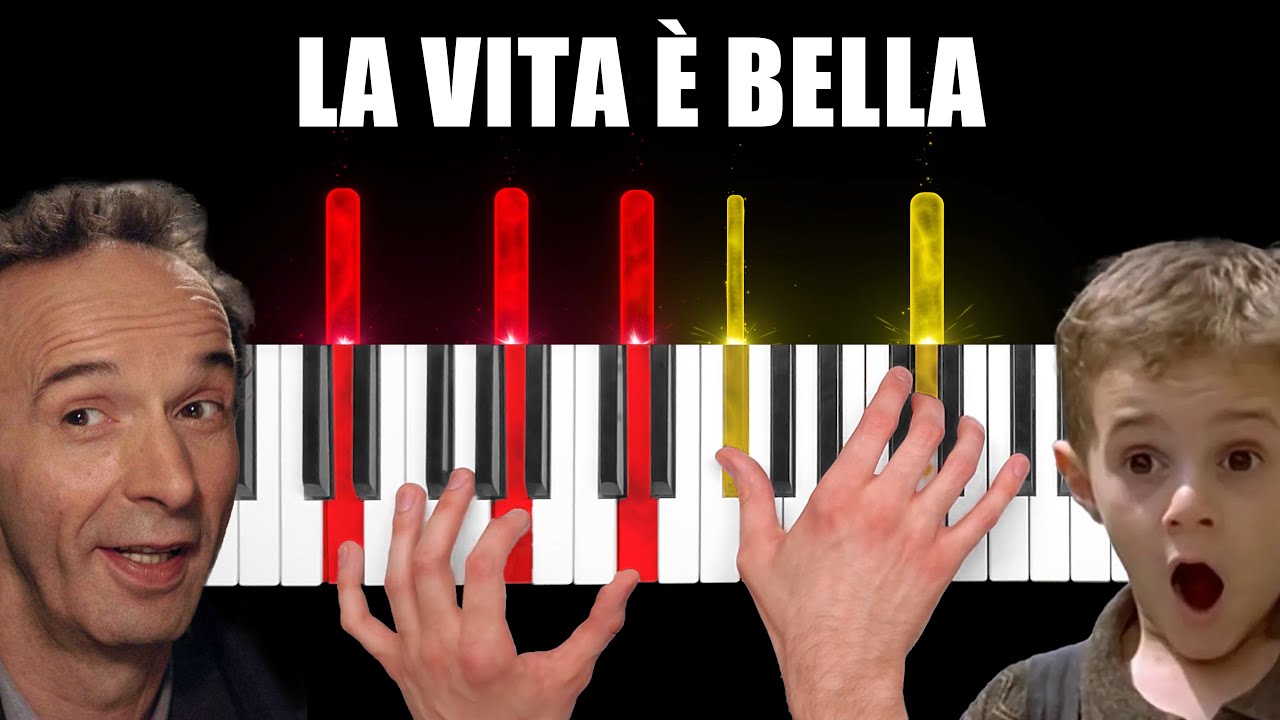 La vita è bella (Life is Beautiful) - Piano Cover & Tutorial