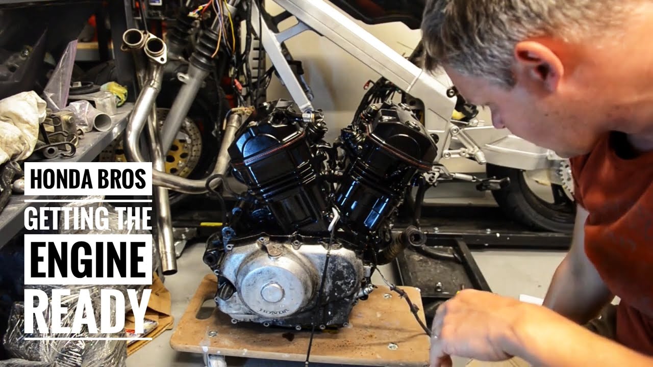 Honda Bros NT400 Restoration Project Part 26 Engine ready