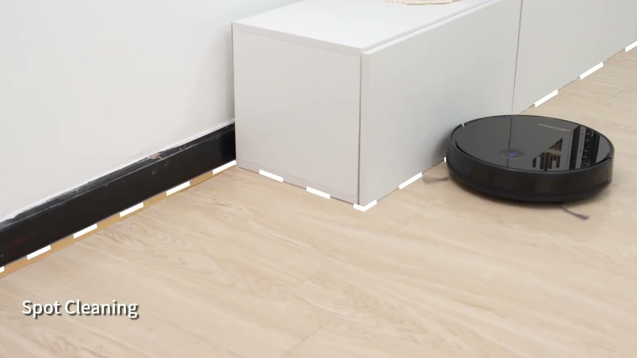 Robot vacuum cleaner Liectroux C7, Wet And Dry Mop, With Central Brush, Carpet Boost, Floating Brush