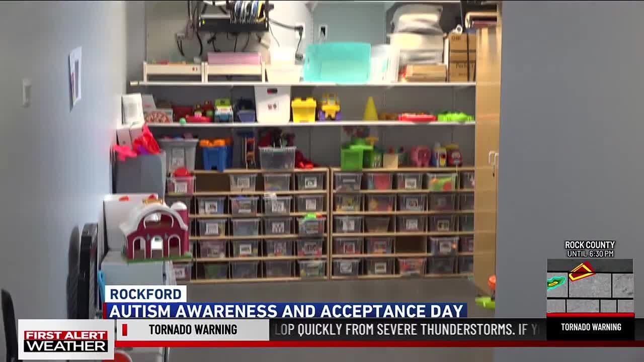 Rockford autism therapy center recognizes Autism Awareness and Acceptance Day