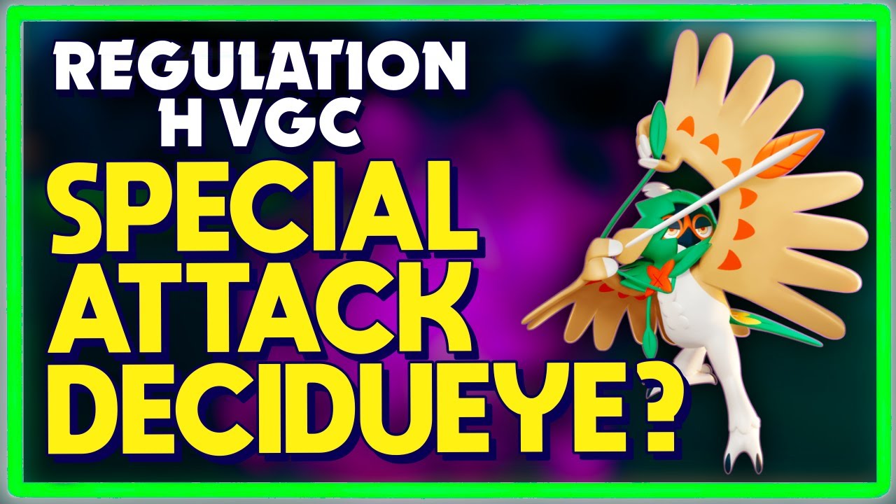 Choice Specs Decidueye is SURPRISINGLY STRONG! || Pokemon Scarlet/Violet VGC Reg H Battles