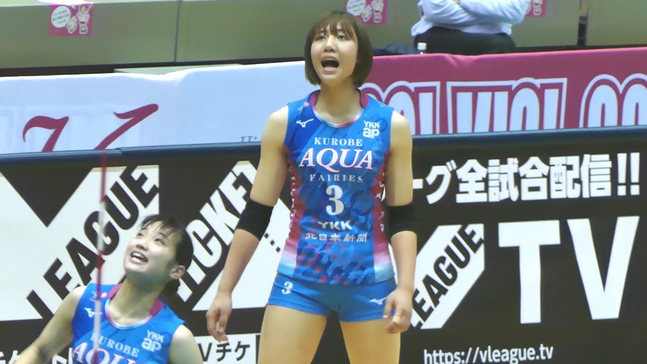 間橋香織選手 KUROBEアクアフェアリーズ 2022 ① Kaori Mabashi KUROBE Aqua Fairies