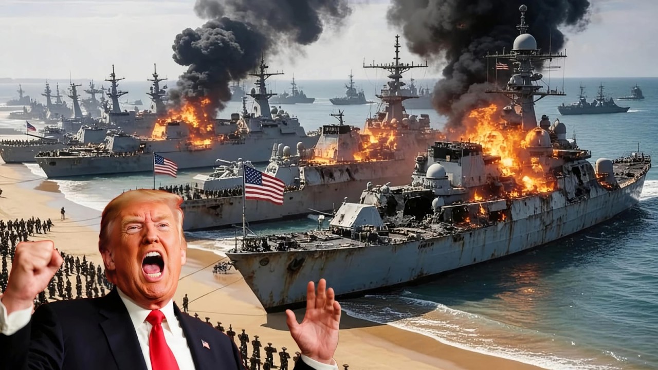 В Черном море Россия атаковала 14 американских военных кораблей, перевозивших 35 200 наемников в Укр