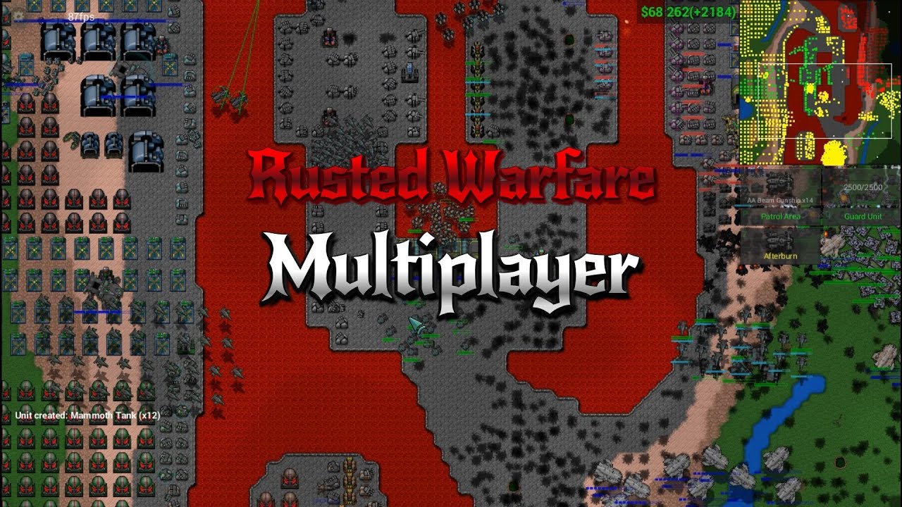 Rusted Warfare multiplayer gameplay