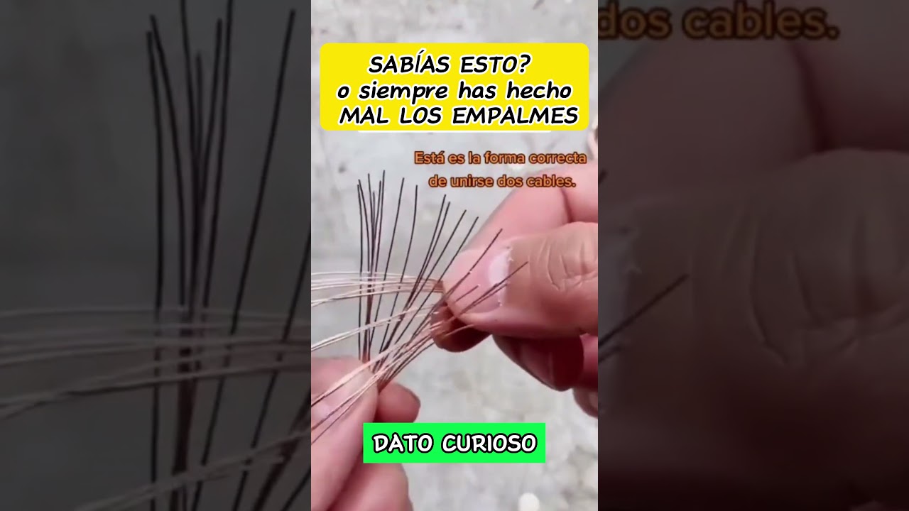 El truco para unir cables que nadie te cont&oacute;