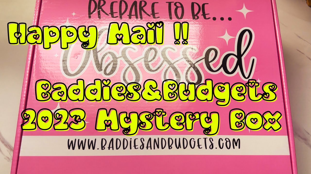 @Baddiesandbudgets 2023 Mystery Box Unboxing and Bling Budget By Cassie 52 week Savings