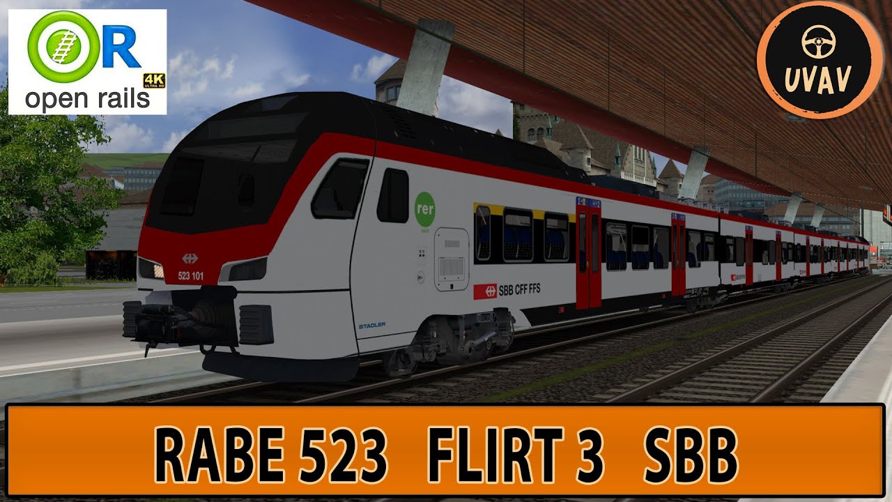 OPEN RAILS ITA - MICROSOFT TRAIN SIMULATOR -  RABe 523 FLIRT 3 SBB RER
