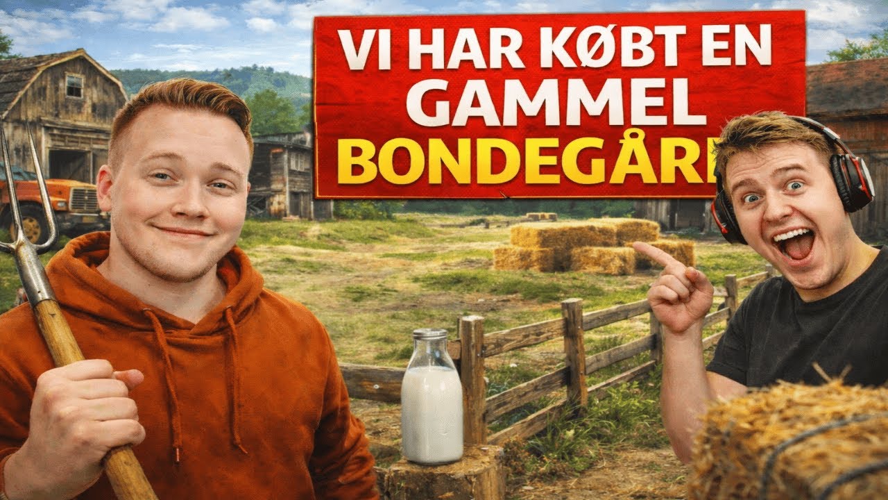 VI HAR KØBT EN BONDEGÅRD! | RANCH SIMULATOR #1