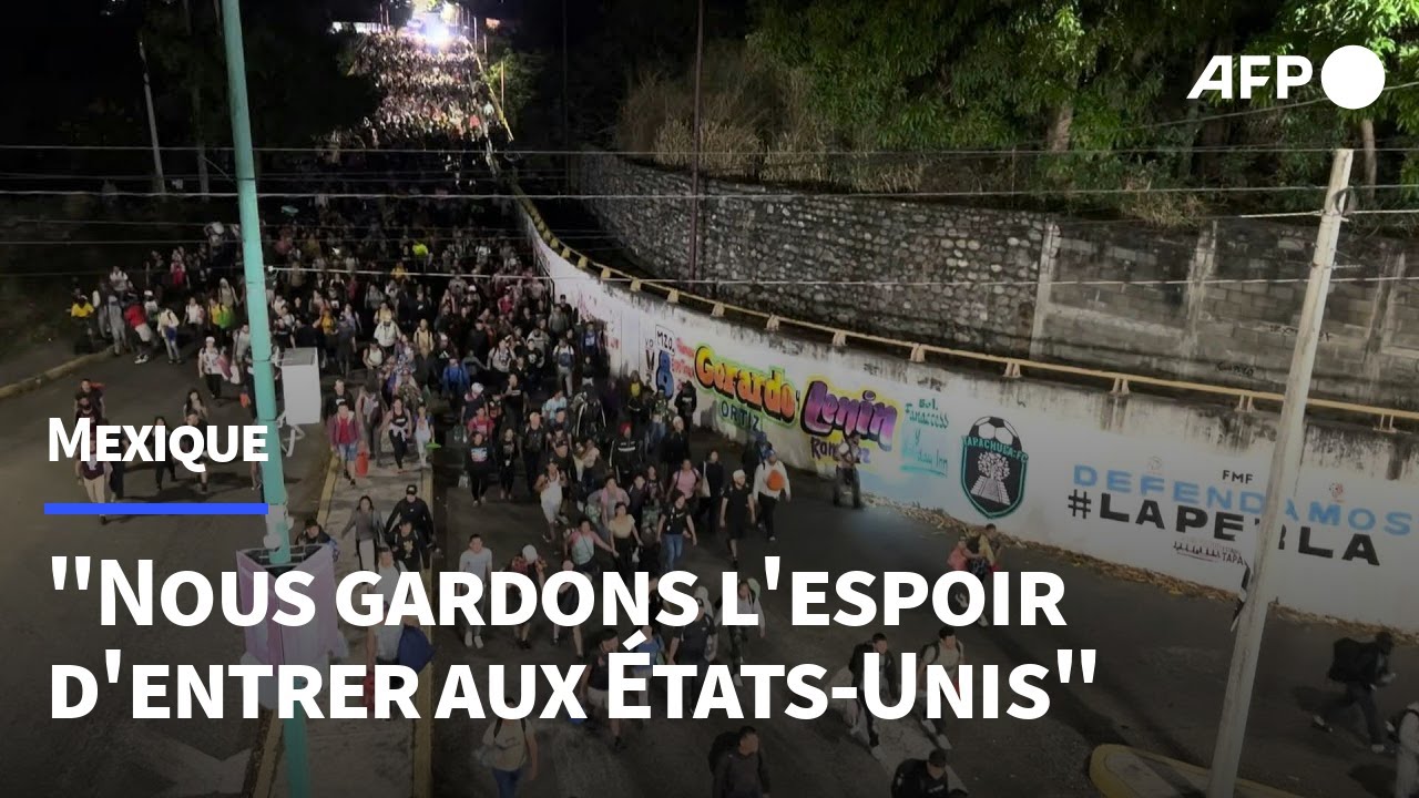 Mexique: une caravane d'un millier de migrants se dirige vers les Etats-Unis | AFP