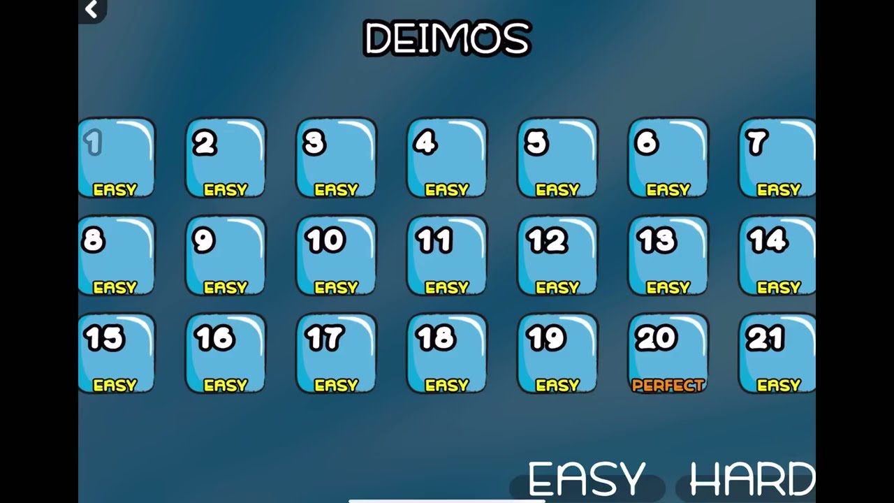 [Outdate] 바운스볼 - DEIMOS 1~21 [Easy] | bounce ball 5.2.1