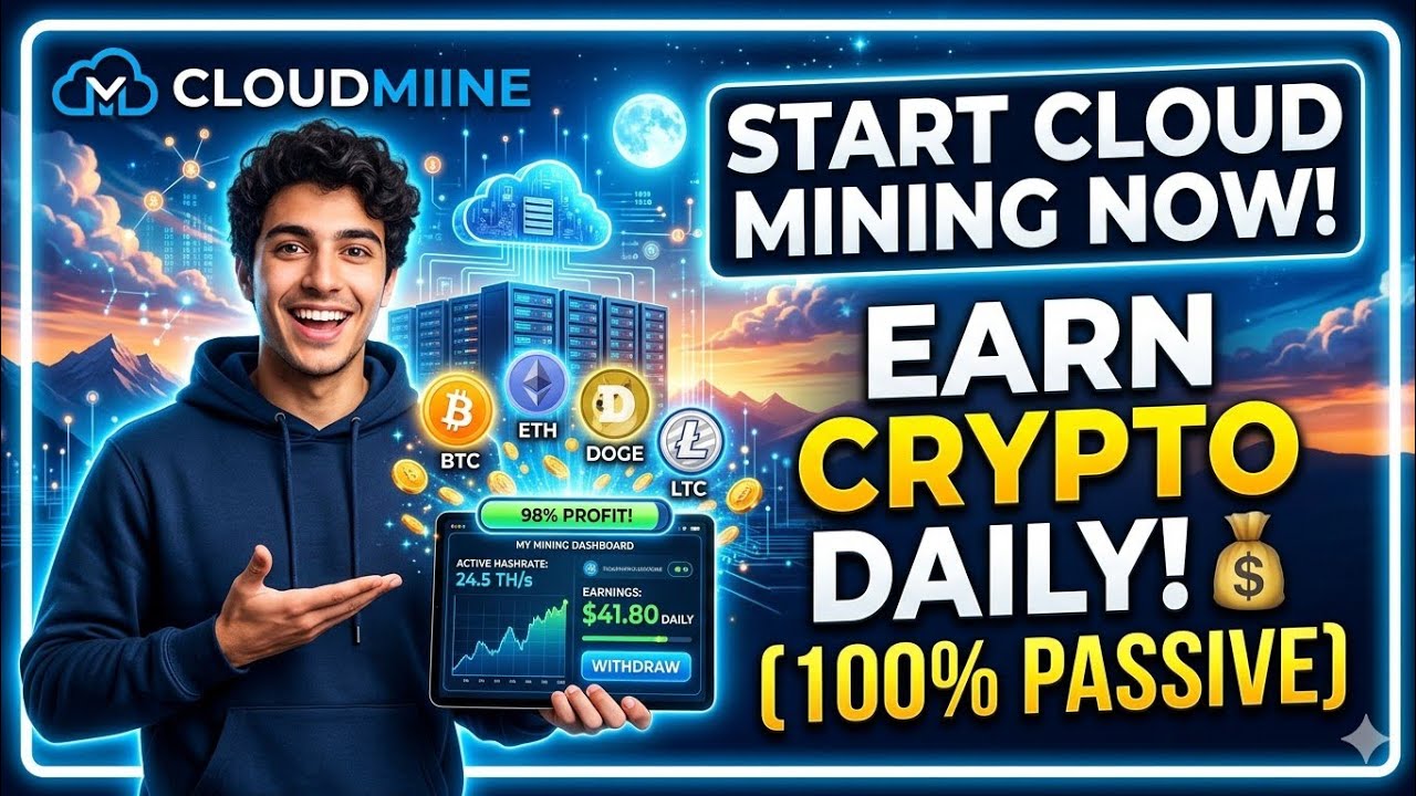 New free cloud mining website 2026 Legit New Platforms #crypto #cryptomining 
