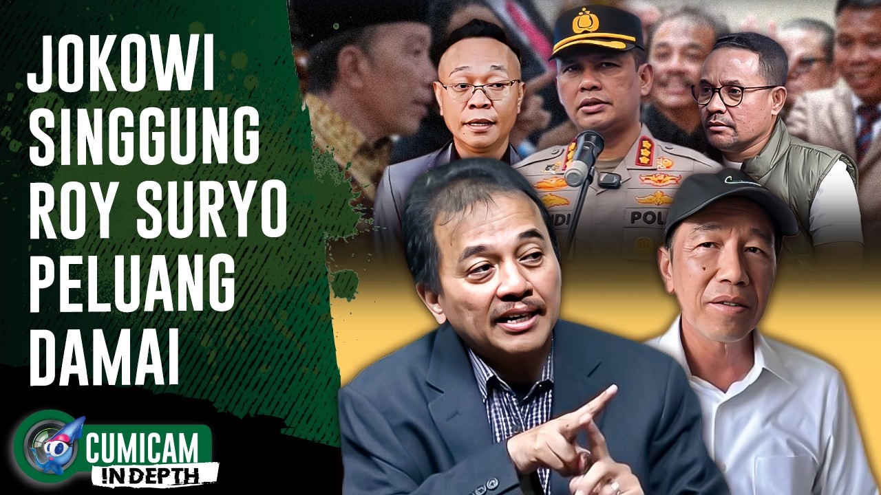 Jokowi Buka Pintu Damai Untuk Roy Cs Yang Minta SP3 Meski TSK Belum Meminta Maaf | INDEPTH
