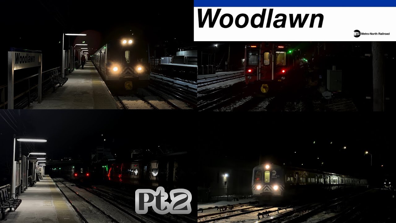 Pt 2 Of MNRR: M3A, M7, M8, & P32 Action @ Woodlawn (M3A, M7, M8, & GE P32AC-DM)