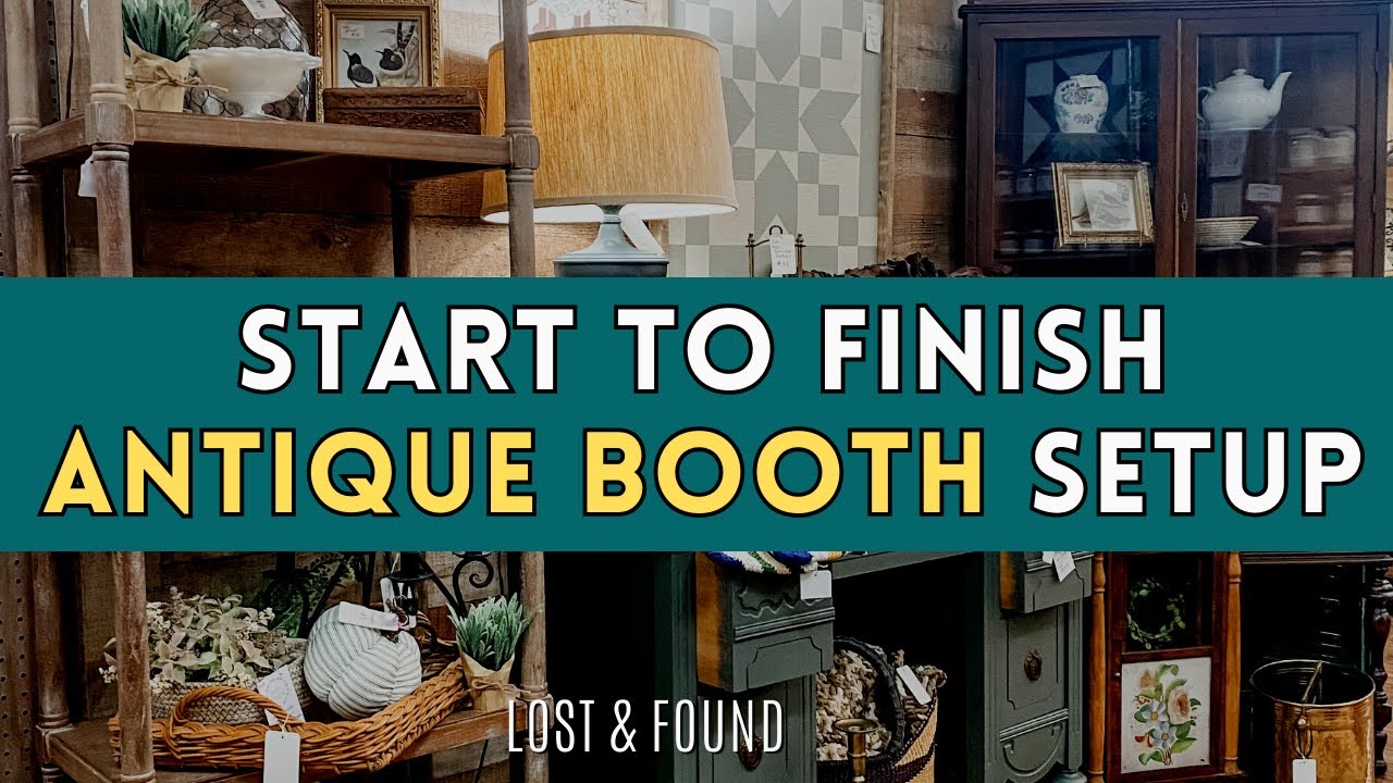 How I Styled my New Antique Booth Space