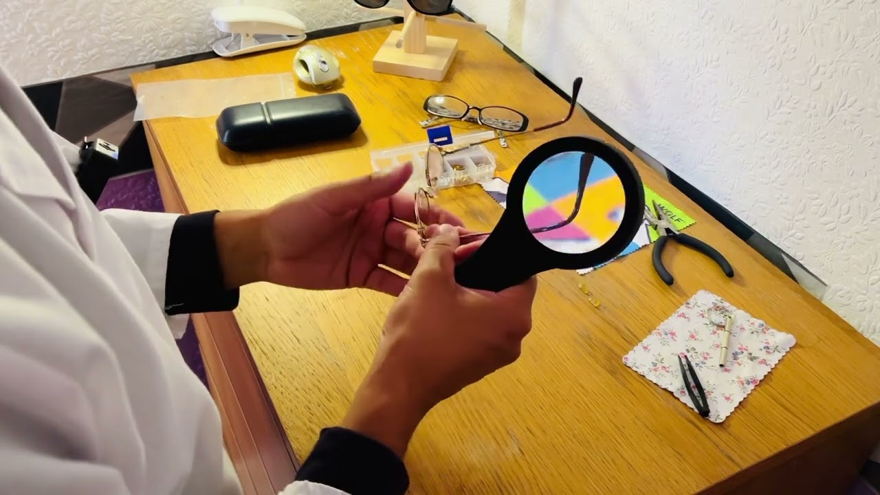 ASMR: Optician repairs your spectacles