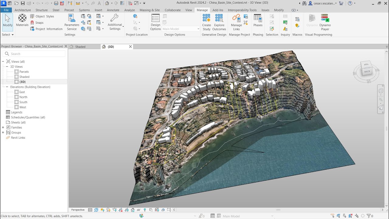 Site Context in Revit via Forma