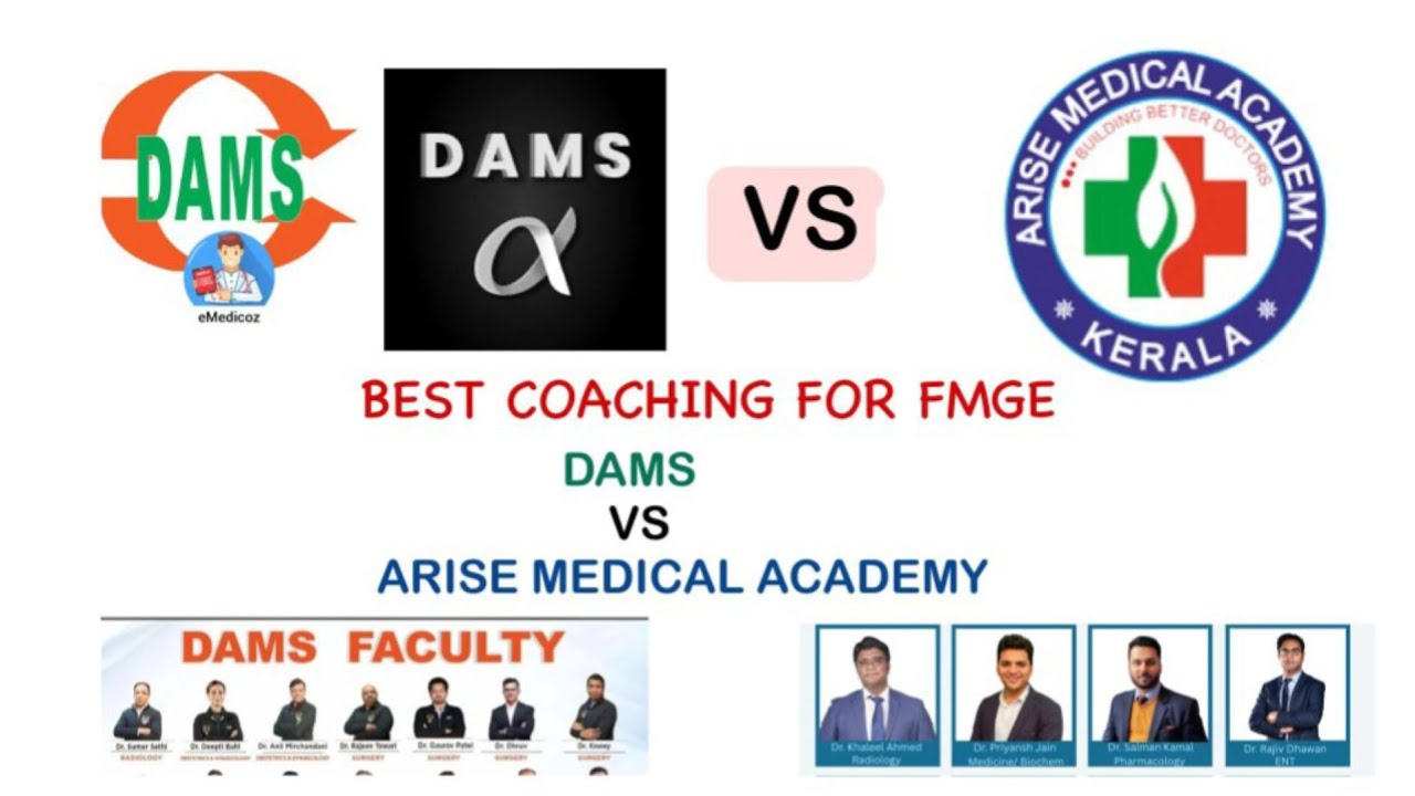 DAMS vs Aise medical academy | Coaching analysis for FMGE Exam #mbbs #fmge #mci #neet 