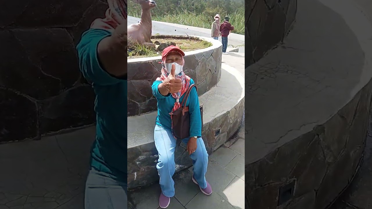 liburan ke kawah Sikidang Dieng bareng ibu kader  posyandu # viral#fypシ 