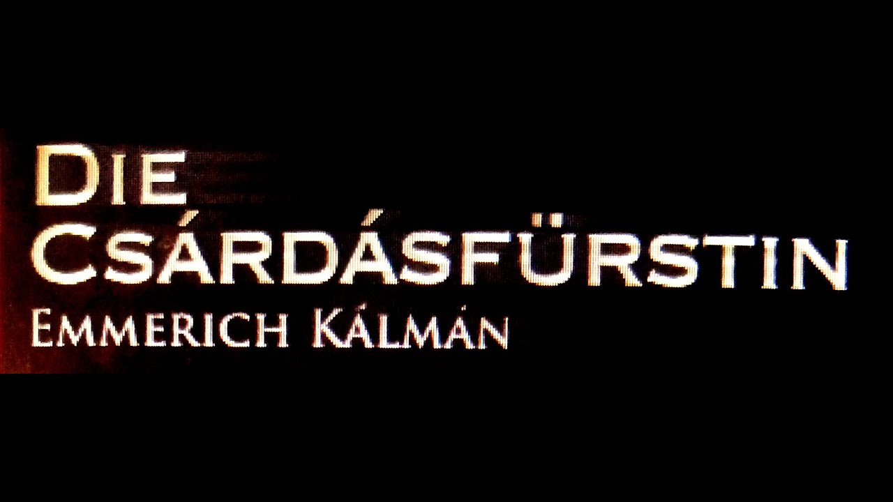 Kálmán. Die Czárdásfürstin. Netrebko, Flórez, Landshamer,.Dresden. 2014