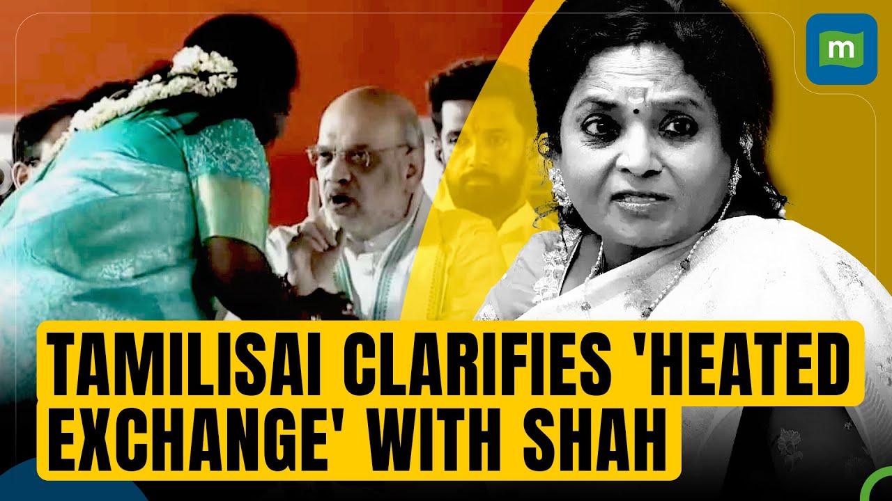 Tamilisai Clarifies 'Heated Exchange' With Amit Shah At Andhra CM Naidu's Oath Ceremony