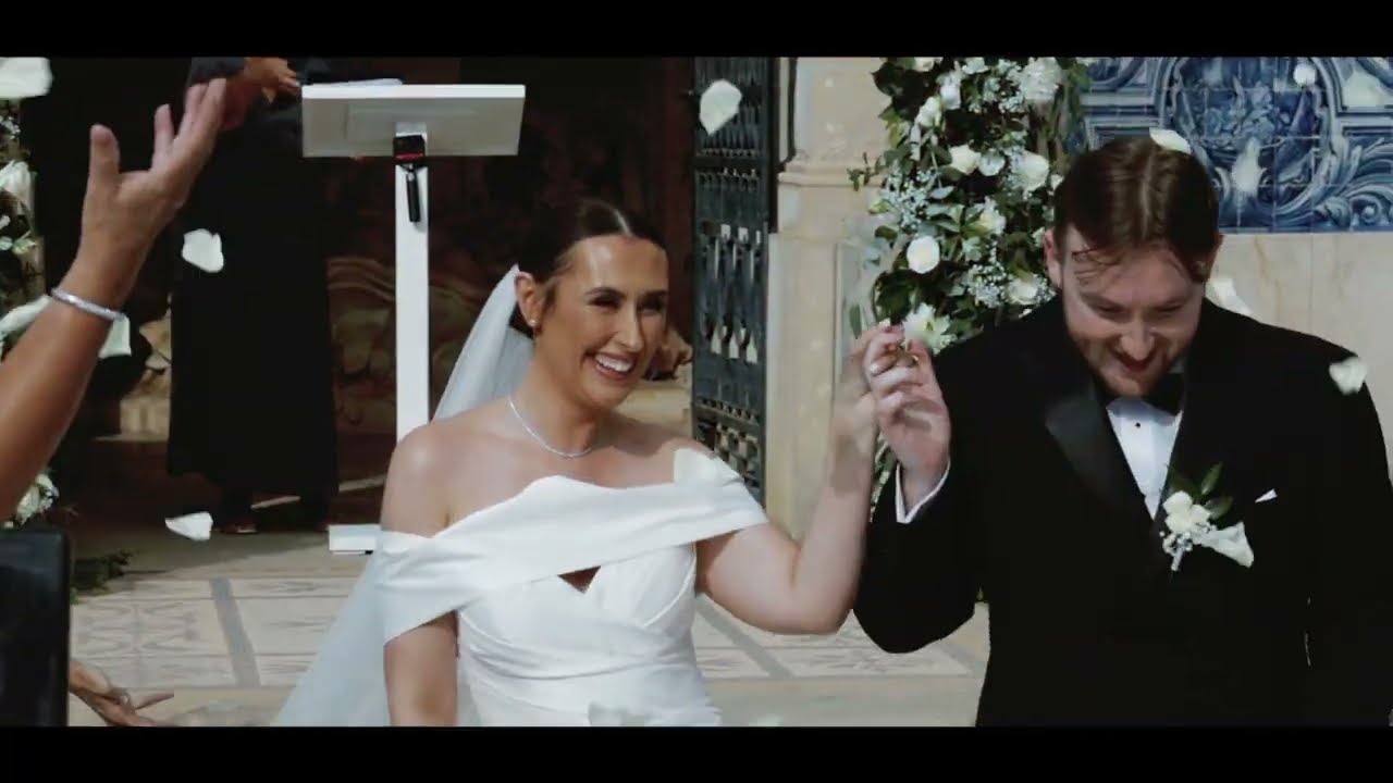 ✨ Rebecca & Phillip's Dream Wedding at the Palácio de Estoi ✨