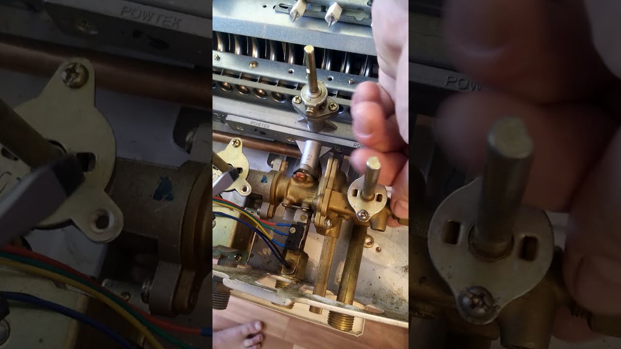 Замена сальника штока газоводяного узла газовой колонки или откуда капает вода и как устранить течь.