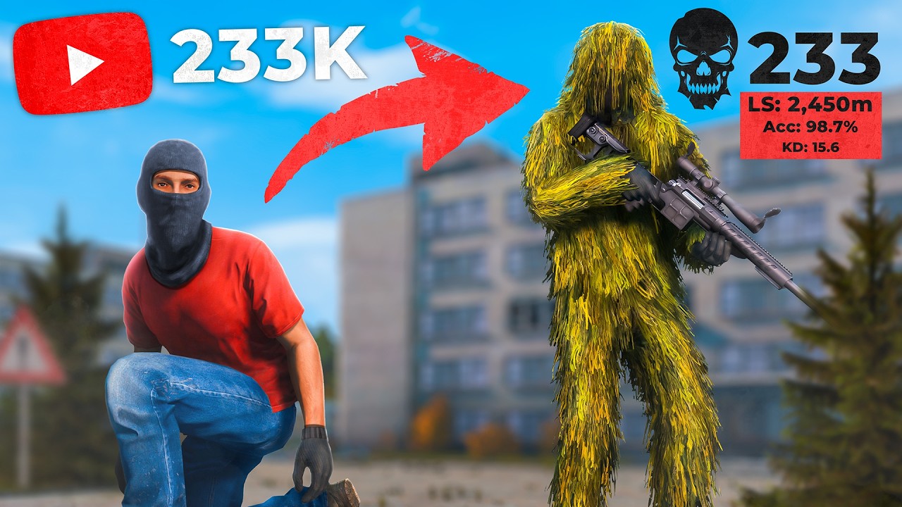 I Turned This YouTuber Into A REAL SNIPER! - DayZ