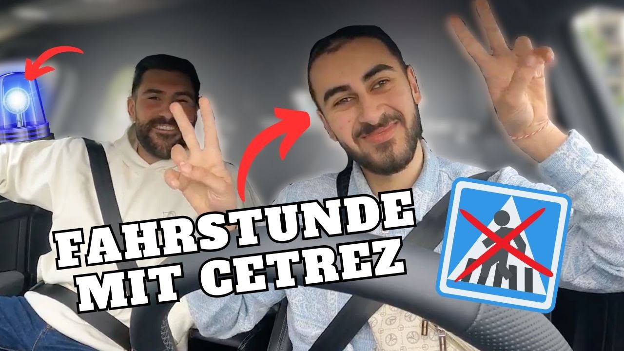 Fahrstunde mit Cetrez 🧨 | Wir fahren auf die Autobahn...