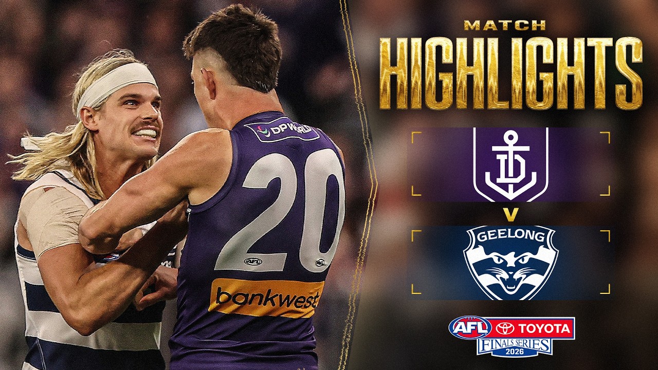 Fremantle v Geelong Cats Highlights | Semi Final, 2026 | AFL