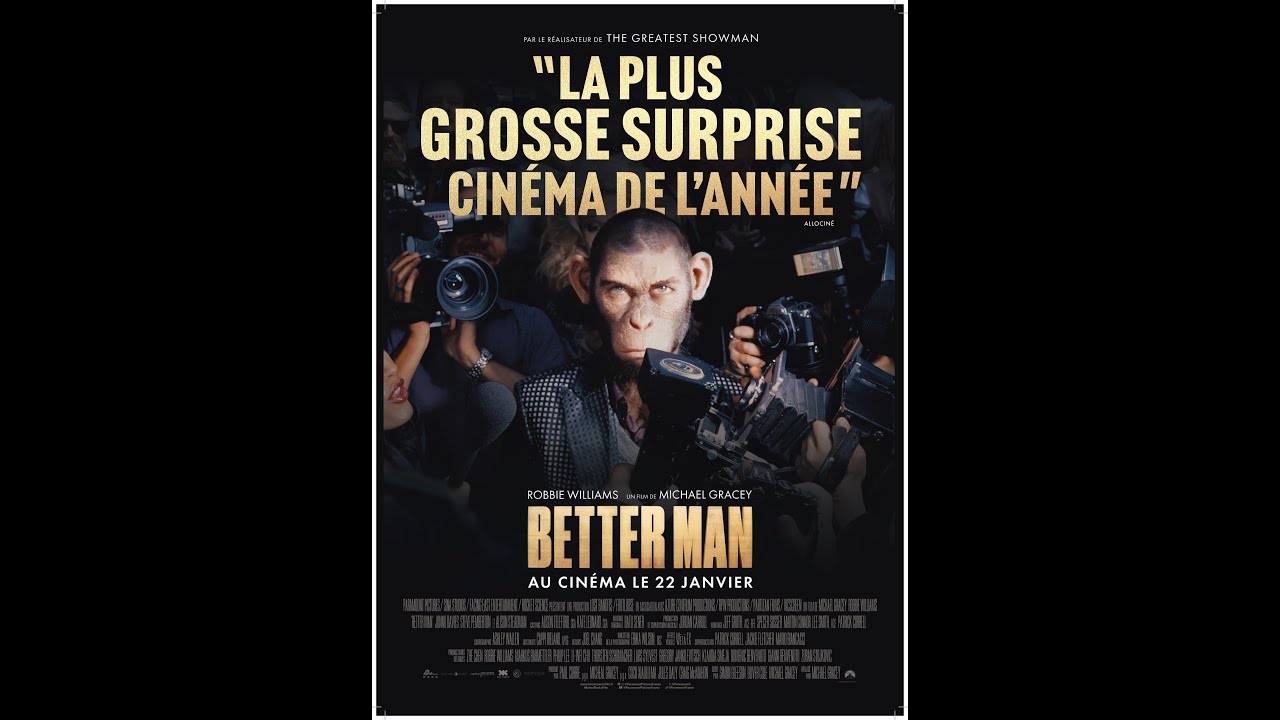 Better Man   Scène : Regent Street (Film 2024)– Michael Gracey, Robbie Williams